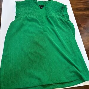 Ann Taylor Factory Green Blouse
